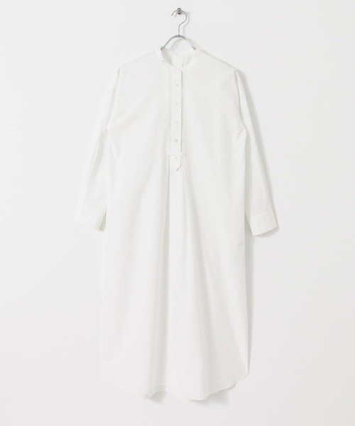 URBAN RESEARCH（アーバンリサーチ）の「スキッパーシャツワンピース（ワンピース・レディース・ベージュ/ホワイト/ストライプ・FREE）」の19枚目の写真