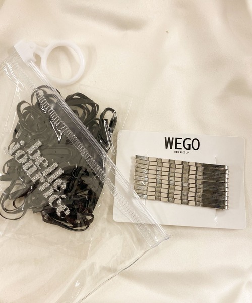 WEGO(ウィゴー)の「WEGO/ジップ付きSETゴム(ヘアゴム・レディース・その他5/その他2/その他3/その他4/その他6/その他1・FREE)」の2枚目の写真
