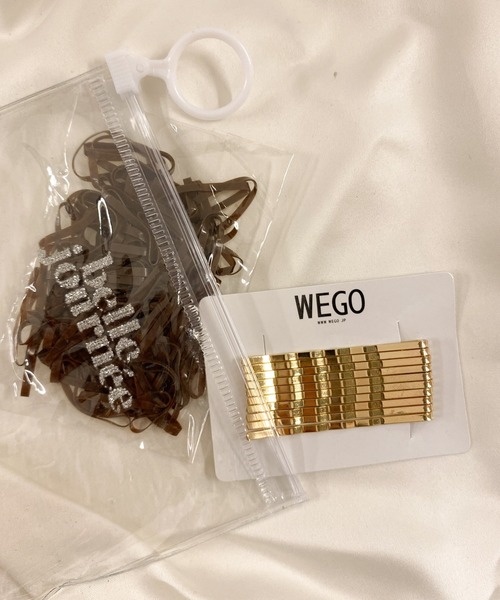 WEGO(ウィゴー)の「WEGO/ジップ付きSETゴム(ヘアゴム・レディース・その他5/その他2/その他3/その他4/その他6/その他1・FREE)」の3枚目の写真