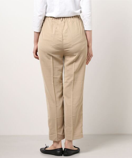 titivate（ティティベイト）の「ｾﾝﾀｰﾌﾟﾚｽｽﾗｯｸｽﾃｰﾊﾟｰﾄﾞﾊﾟﾝﾂ（その他パンツ・レディース・ベージュ/チャコール/イエロー/ライトグリーン・M/S/L）」の6枚目の写真