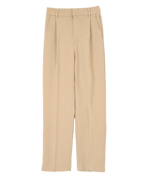 titivate（ティティベイト）の「ｾﾝﾀｰﾌﾟﾚｽｽﾗｯｸｽﾃｰﾊﾟｰﾄﾞﾊﾟﾝﾂ（その他パンツ・レディース・ベージュ/チャコール/イエロー/ライトグリーン・M/S/L）」の7枚目の写真