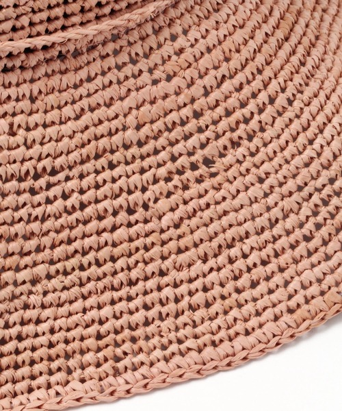 niko and...（ニコアンド）の「オリジナルラフィアキャペリンハット（ハット・レディース・ピンク/ライトブラウン/モカ/ナチュラル・FREE）」の6枚目の写真