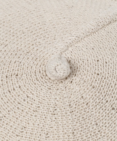 ALAND（エーランド）の「【UNISEX】3.3Field Trip／ニットベレー　2948948（ハンチング/ベレー帽・レディース・カーキ/アイボリー・FREE）」の7枚目の写真