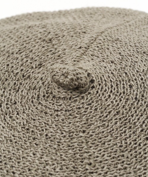 ALAND（エーランド）の「【UNISEX】3.3Field Trip／ニットベレー　2948948（ハンチング/ベレー帽・レディース・カーキ/アイボリー・FREE）」の8枚目の写真