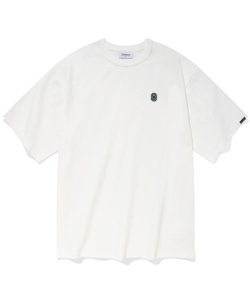 COVERNAT（カバーナット）の「【COVERNAT】C LOGO WAPPEN S/S TEE / カバーナット Cロゴ ワッペン ワンポイント Tシャツ（Tシャツ/カットソー・メンズ・ホワイト/ブラック/グレー/ブルーグリーン・SMALL/MEDIUM/LARGE/X-LARGE）」の2枚目の写真