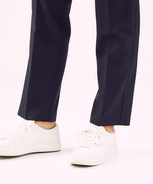 green label relaxing（グリーンレーベルリラクシング）の「[ カノニコ ] CANONICO トロ無地 01 イージーパンツ 1プリーツ スラックス（スラックス・メンズ・ネイビー/ブラック・MEDIUM/SMALL/X-LARGE/LARGE）」の10枚目の写真