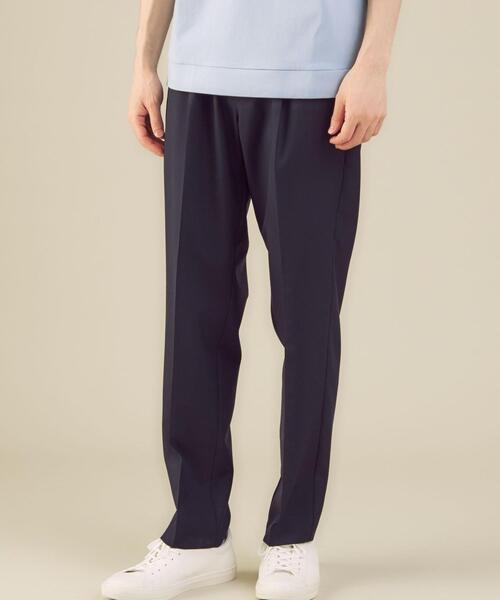 green label relaxing（グリーンレーベルリラクシング）の「[ カノニコ ] CANONICO トロ無地 01 イージーパンツ 1プリーツ スラックス（スラックス・メンズ・ネイビー/ブラック・MEDIUM/SMALL/X-LARGE/LARGE）」の22枚目の写真