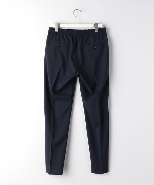 green label relaxing（グリーンレーベルリラクシング）の「[ カノニコ ] CANONICO トロ無地 01 イージーパンツ 1プリーツ スラックス（スラックス・メンズ・ネイビー/ブラック・MEDIUM/SMALL/X-LARGE/LARGE）」の13枚目の写真