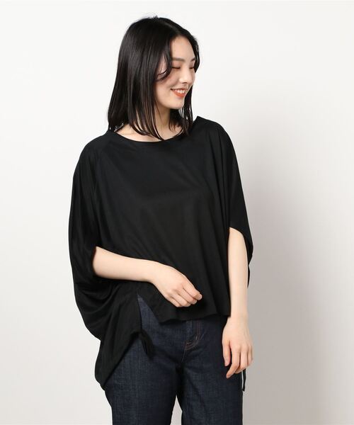 Bou Jeloud（ブージュルード）の「バックギャザードルマンTOPS（Tシャツ/カットソー・レディース・ブラック/ベージュ/パープル/イエロー・FREE）」の7枚目の写真