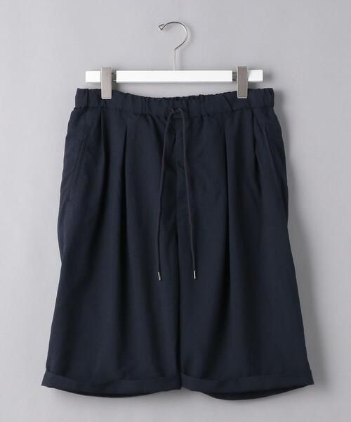 mando(マンド)の「<mando(マンド)> プリーツ ワイド ショーツ(その他パンツ・メンズ・ネイビー/ダークグレー・1/2/3)」の1枚目の写真