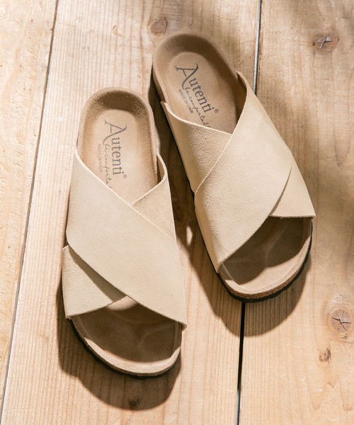 penta(ペンタ)の「『別注』PENTA SHOES×Sonny Label スエードクロスベルトサンダル(サンダル・メンズ・ブルー/ベージュ・41/40/42)」の2枚目の写真