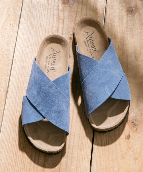 penta(ペンタ)の「『別注』PENTA SHOES×Sonny Label スエードクロスベルトサンダル(サンダル・メンズ・ブルー/ベージュ・41/40/42)」の5枚目の写真