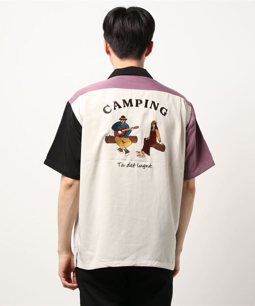 BACK NUMBER（バックナンバー）の「【BACK NUMBER】刺繍半袖シャツ