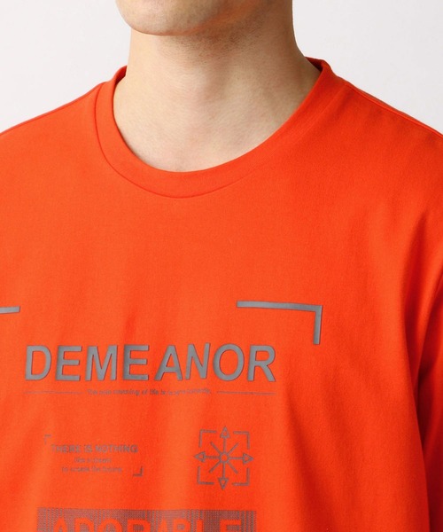 NICOLE CLUB FOR MEN（ニコルクラブフォーメン）の「ボックスロゴプリントＴシャツ（Tシャツ/カットソー・メンズ・ホワイト/ブラック/オレンジ・LARGE/MEDIUM/X-LARGE）」の12枚目の写真