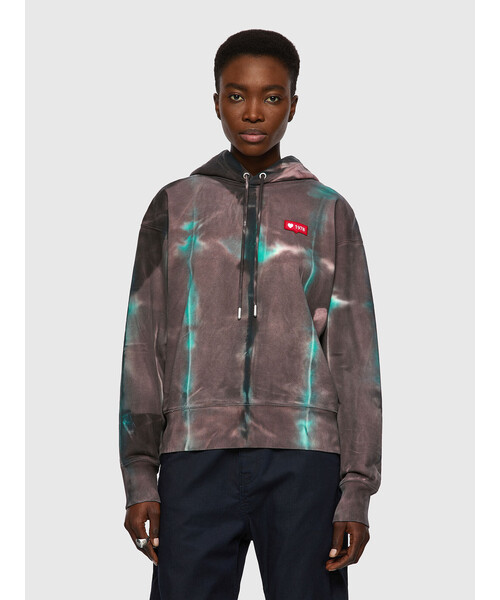 レディース スウェット パーカー タイダイ