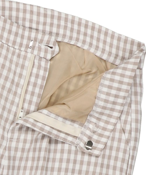 SPINNS（スピンズ）の「ギンガムチェック フレアパンツ（その他パンツ・レディース・ブラック/モカ/ライム/ブルー・ONESIZE）」の19枚目の写真