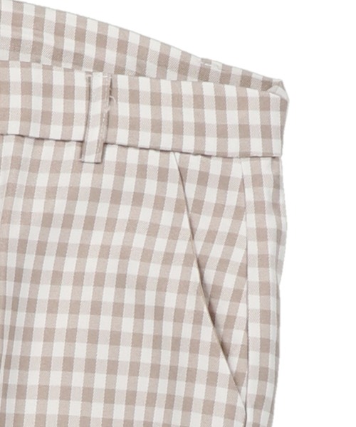 SPINNS（スピンズ）の「ギンガムチェック フレアパンツ（その他パンツ・レディース・ブラック/モカ/ライム/ブルー・ONESIZE）」の20枚目の写真