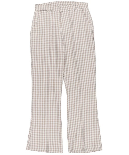 SPINNS（スピンズ）の「ギンガムチェック フレアパンツ（その他パンツ・レディース・ブラック/モカ/ライム/ブルー・ONESIZE）」の16枚目の写真