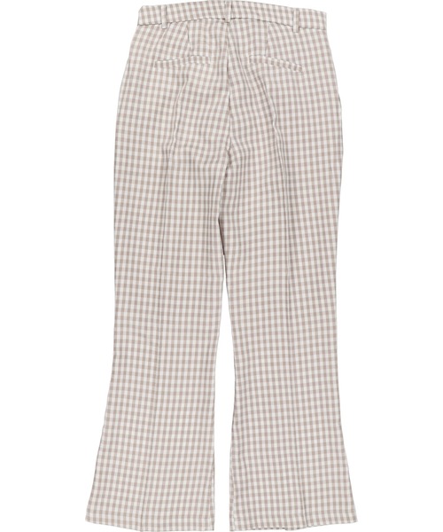 SPINNS（スピンズ）の「ギンガムチェック フレアパンツ（その他パンツ・レディース・ブラック/モカ/ライム/ブルー・ONESIZE）」の17枚目の写真