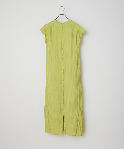 CIAOPANIC（チャオパニック）の「2WAYワッシャーティアードワンピース（ワンピース・レディース・ブラック/ラベンダー/イエロー×グリーン・FREE）」の6枚目の写真