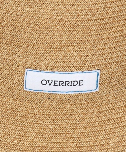 OVERRIDE（オーバーライド）の「【OVERRIDE】OR AD10 PB BUCKET（ハット・レディース・ベージュ/グレー・58cm）」の6枚目の写真
