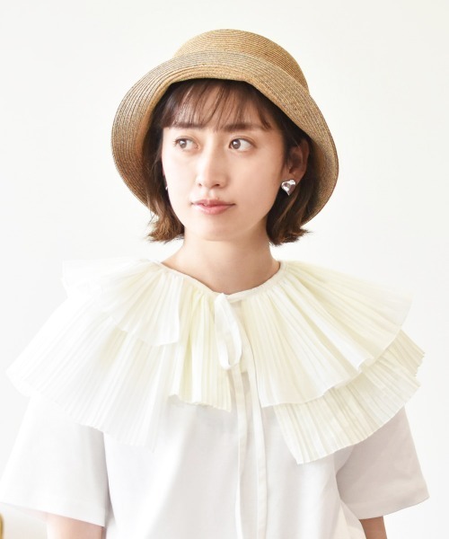 OVERRIDE（オーバーライド）の「【OVERRIDE】OR AD10 PB BUCKET（ハット・レディース・ベージュ/グレー・58cm）」の15枚目の写真