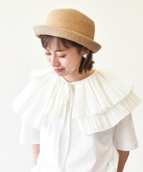 OVERRIDE（オーバーライド）の「【OVERRIDE】OR AD10 PB BUCKET（ハット・レディース・ベージュ/グレー・58cm）」の14枚目の写真