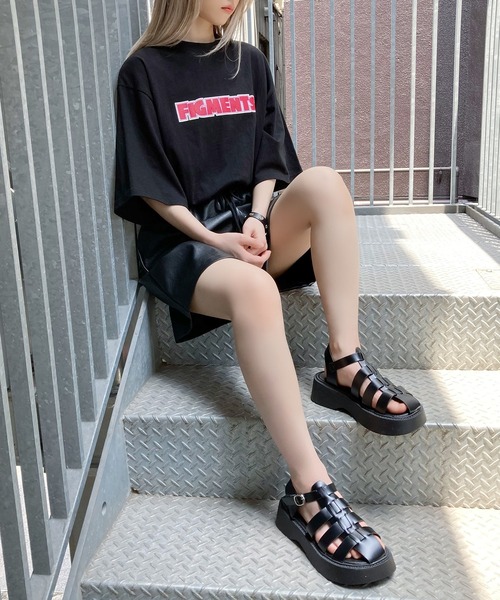 Figments(フィグメンツ)の「グラディエーターサンダル(サンダル・レディース・ブラック・SMALL/MEDIUM)」の10枚目の写真