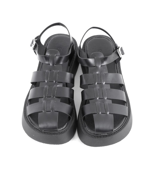 Figments(フィグメンツ)の「グラディエーターサンダル(サンダル・レディース・ブラック・SMALL/MEDIUM)」の8枚目の写真