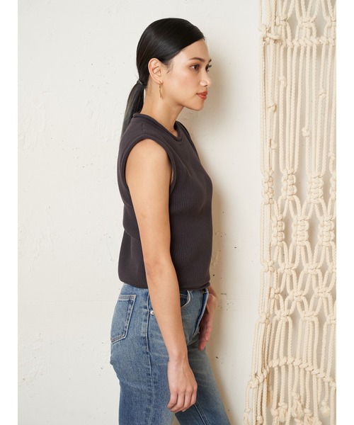 Vicente（ヴィセンテ）の「Roll knit tops（ニット/セーター・レディース・オフホワイト/ネイビー/ブラック・FREE）」の7枚目の写真