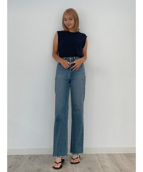 Vicente（ヴィセンテ）の「Roll knit tops（ニット/セーター・レディース・オフホワイト/ネイビー/ブラック・FREE）」の20枚目の写真