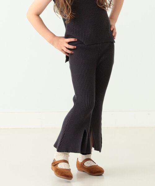 B:MING by BEAMS(ビーミングバイビームス)の「B:MING by BEAMS / リブ編み フレアパンツ(80~130cm)(その他パンツ・キッズ・ネイビー/レッド系その他・SMALL/MEDIUM/LARGE)」の7枚目の写真