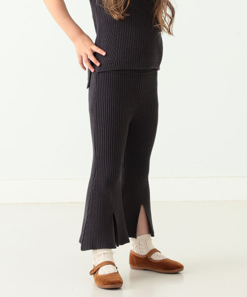 B:MING by BEAMS(ビーミングバイビームス)の「B:MING by BEAMS / リブ編み フレアパンツ(80~130cm)(その他パンツ・キッズ・ネイビー/レッド系その他・SMALL/MEDIUM/LARGE)」の9枚目の写真