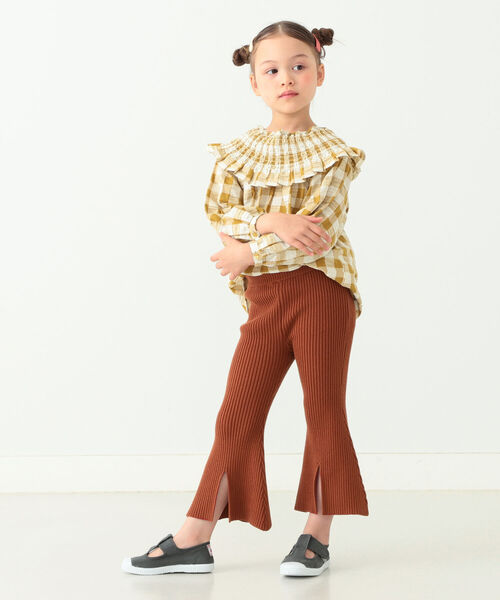 B:MING by BEAMS(ビーミングバイビームス)の「B:MING by BEAMS / リブ編み フレアパンツ(80~130cm)(その他パンツ・キッズ・ネイビー/レッド系その他・SMALL/MEDIUM/LARGE)」の15枚目の写真