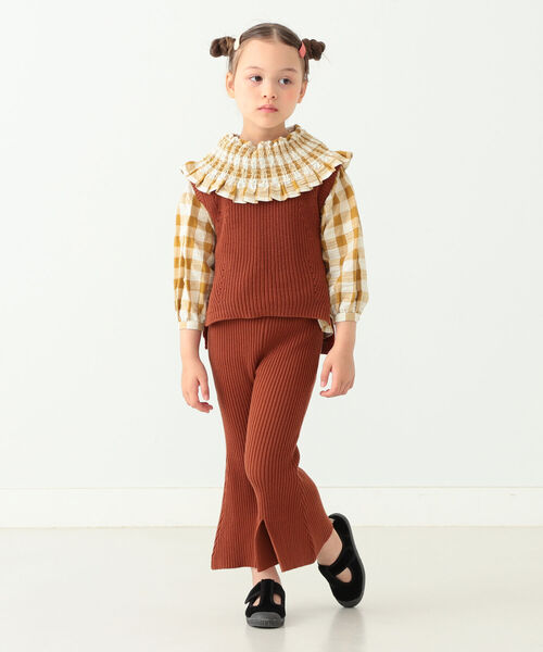 B:MING by BEAMS(ビーミングバイビームス)の「B:MING by BEAMS / リブ編み フレアパンツ(80~130cm)(その他パンツ・キッズ・ネイビー/レッド系その他・SMALL/MEDIUM/LARGE)」の16枚目の写真