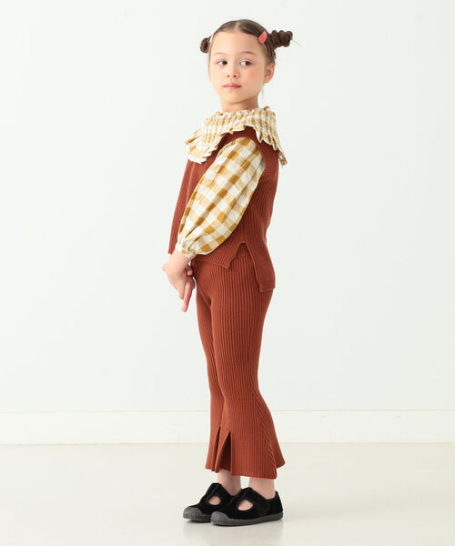 B:MING by BEAMS(ビーミングバイビームス)の「B:MING by BEAMS / リブ編み フレアパンツ(80~130cm)(その他パンツ・キッズ・ネイビー/レッド系その他・SMALL/MEDIUM/LARGE)」の18枚目の写真