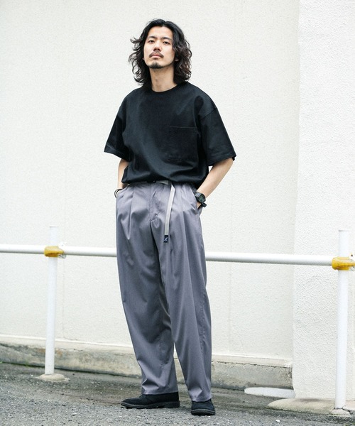 Gramicci(グラミチ)の「『別注』GRAMICCI×Sonny Label ストレッチギャバジン WIDE PANTS(その他パンツ・メンズ・グレー/ブラック/チャコールグレー・MEDIUM/LARGE)」の8枚目の写真