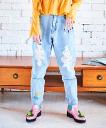 PUNYUS | 刺繍デニムパンツ(デニムパンツ)