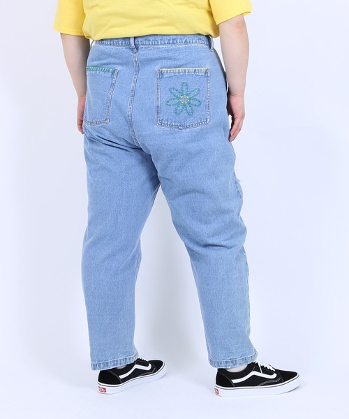 PUNYUS（プニュズ）の「刺繍デニムパンツ（デニムパンツ・レディース・ブルー系その他・3/4/1/2）」の11枚目の写真