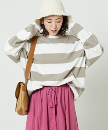 FREAK'S STORE | ▽【WEB限定】ワイドボーダーTシャツ(Tシャツ/カットソー)