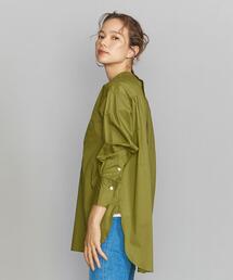 BEAUTY&YOUTH UNITED ARROWS | BY コットンバンドカラーキルティング シャツ -ウォッシャブル-(シャツ/ブラウス)