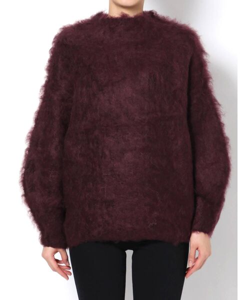 LAGUNAMOON（ラグナムーン）の「シャギーフォルムニットプルオーバー（ニット/セーター・レディース・ライトグレー/パープル/ミント・FREE）」の11枚目の写真