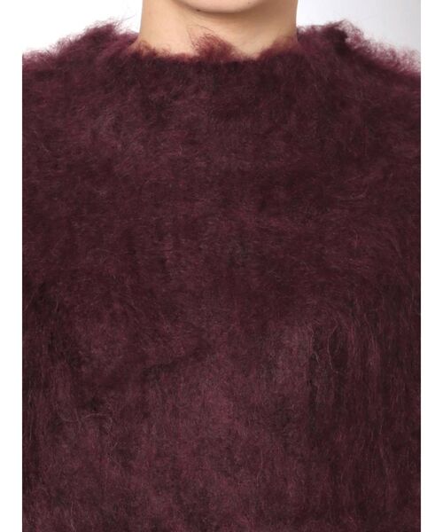 LAGUNAMOON（ラグナムーン）の「シャギーフォルムニットプルオーバー（ニット/セーター・レディース・ライトグレー/パープル/ミント・FREE）」の5枚目の写真