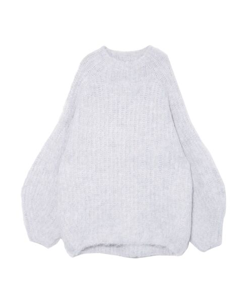 LAGUNAMOON（ラグナムーン）の「シャギーフォルムニットプルオーバー（ニット/セーター・レディース・ライトグレー/パープル/ミント・FREE）」の20枚目の写真