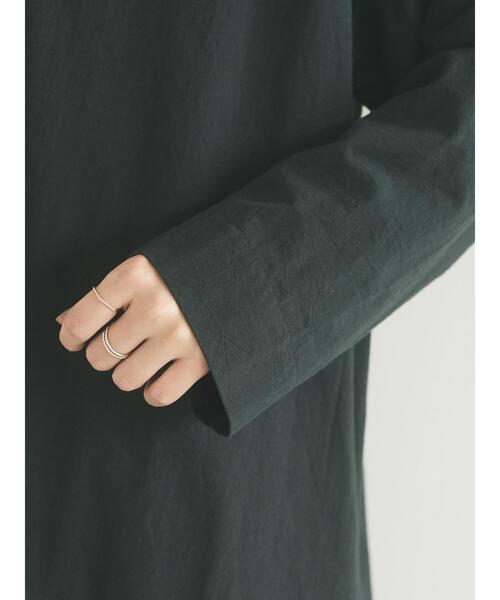 CRAFT STANDARD BOUTIQUE（クラフトスタンダードブティック）の「Vネックギャザーワンピース　＊◇（ワンピース・レディース・テラコッタ/ブラック/モカ/マスタード・FREE）」の22枚目の写真