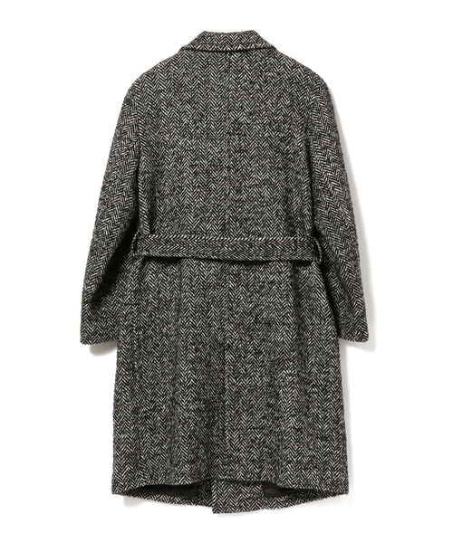 BRILLA per il gusto(ブリッラペルイルグースト)の「PALTO / ヘリンボーン 4ボタンダブル ベルテッドコート(トレンチコート・メンズ・ブラック・46/44/48)」の10枚目の写真