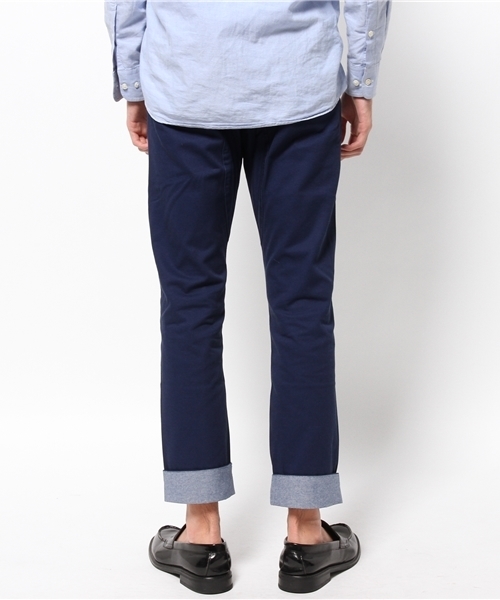 WEGO（ウィゴー）の「WEGO/ロールアップチノパンツ（チノパンツ・メンズ・ベージュ/ネイビー/ワイン・LARGE/MEDIUM）」の5枚目の写真