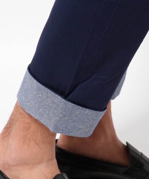 WEGO（ウィゴー）の「WEGO/ロールアップチノパンツ（チノパンツ・メンズ・ベージュ/ネイビー/ワイン・LARGE/MEDIUM）」の10枚目の写真