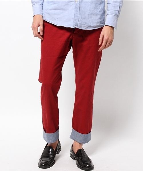 WEGO（ウィゴー）の「WEGO/ロールアップチノパンツ（チノパンツ・メンズ・ベージュ/ネイビー/ワイン・LARGE/MEDIUM）」の16枚目の写真