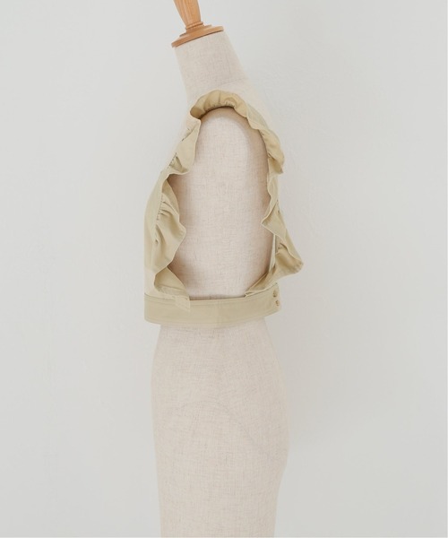 Charles Chaton(シャルルシャトン)の「angel ビスチェ(シャツ/ブラウス・レディース・ブラック/ベージュ・FREE)」の7枚目の写真